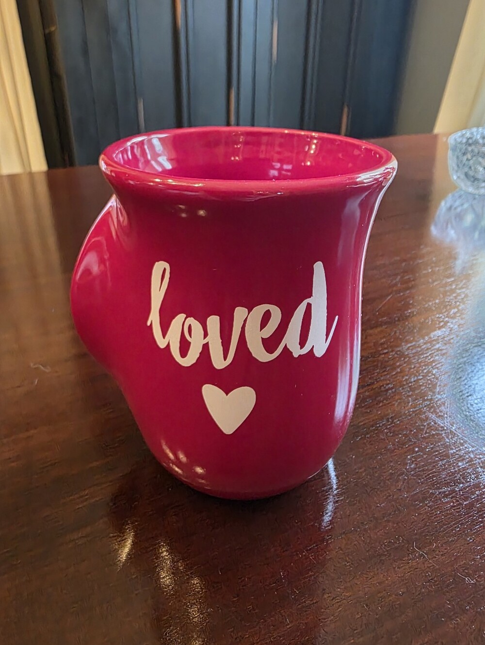 Loved Red Ceramic Mug - Lighthouse Home Accents